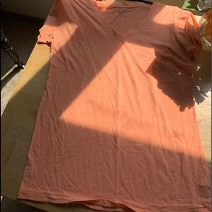 Salmon color short sleeve
